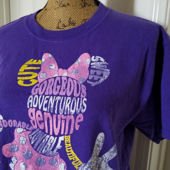 •Disney•Minnie Mouse• short sleeve - purple - M. - Picture 6 of 16